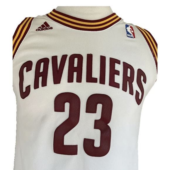 Adidas Cleveland Cavaliers LeBron James Stitched youth jersey size medium - Picture 6 of 8